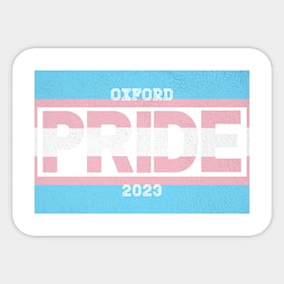 Oxford Transgender Pride 2023 Sticker